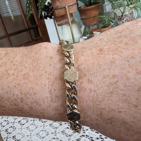 Vintage Gold Bracelet Lot - Picture 6 of 8